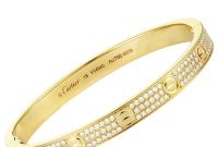 Cartier gold diamond bracelet